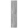 Aparador alto madera de ingeniería gris Sonoma 50x41x185 cm 5