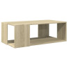 Mesa de centro madera de ingeniería roble Sonoma 89.5x48x30 cm 2