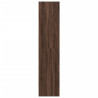 Aparador alto madera de ingeniería marrón roble 40x41x185 cm 5