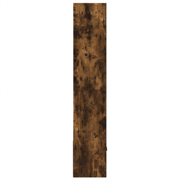 Estantería madera de ingeniería roble ahumado 70x36x189 cm M 4