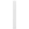 Soportes estante de lavabo 2uds tejado rectangular acero blanco 5