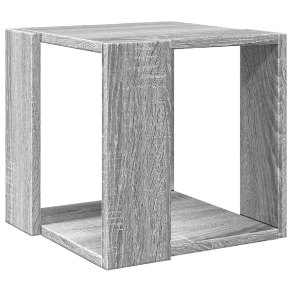 Mesa de centro madera de ingeniería gris Sonoma 32x32x30 cm M 2