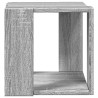 Mesa de centro madera de ingeniería gris Sonoma 32x32x30 cm 4
