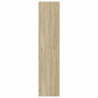 Aparador alto madera de ingeniería roble Sonoma 45x41x185 cm 5