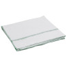 Panos de Limpeza 5 pcs 50x60 cm branco com riscas verdes 2