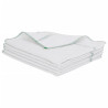 Panos de Limpeza 5 pcs 50x60 cm branco com riscas verdes 3