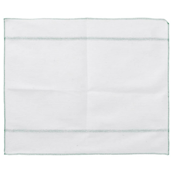 Panos de Limpeza 5 pcs 50x60 cm branco com riscas verdes M 5