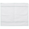 Panos de Limpeza 5 pcs 50x60 cm branco com riscas verdes 5