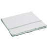 Panos de Limpeza 50 pcs 50x60 cm branco com riscas verdes 2