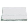 Panos de Limpeza 50 pcs 50x60 cm branco com riscas verdes 4