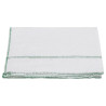 Panos de Limpeza 10 pcs 50x60 cm branco com riscas verdes 4
