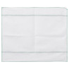 Panos de Limpeza 10 pcs 50x60 cm branco com riscas verdes 5