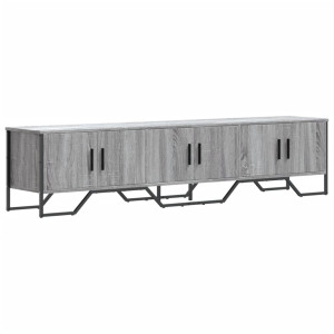 Mueble de TV madera de ingeniería gris Sonoma 180x34x41 cm H