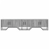 Mueble de TV madera de ingeniería gris Sonoma 180x34x41 cm 4