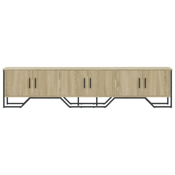 Mueble de TV madera de ingeniería roble Sonoma 180x34x41 cm M 4