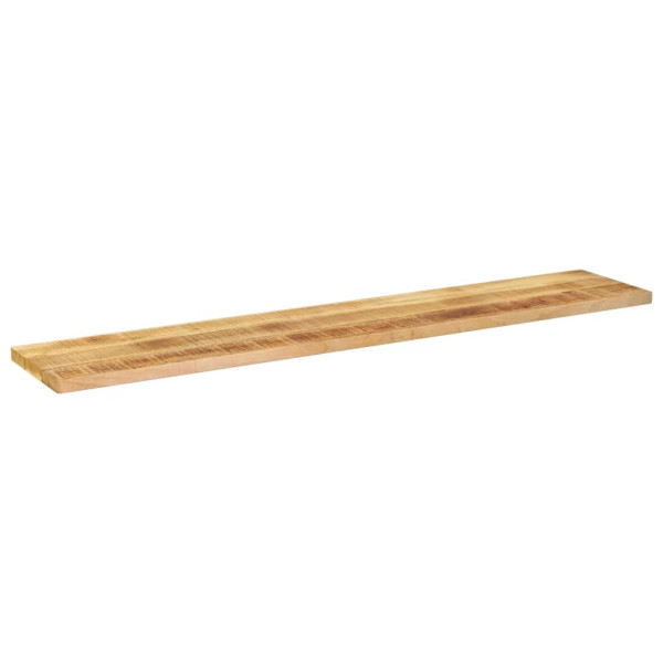 Tablero de mesa rectangular madera mango rugosa 160x30x2.5 cm M 2