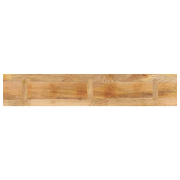 Tablero de mesa rectangular madera mango rugosa 160x30x2.5 cm M 5