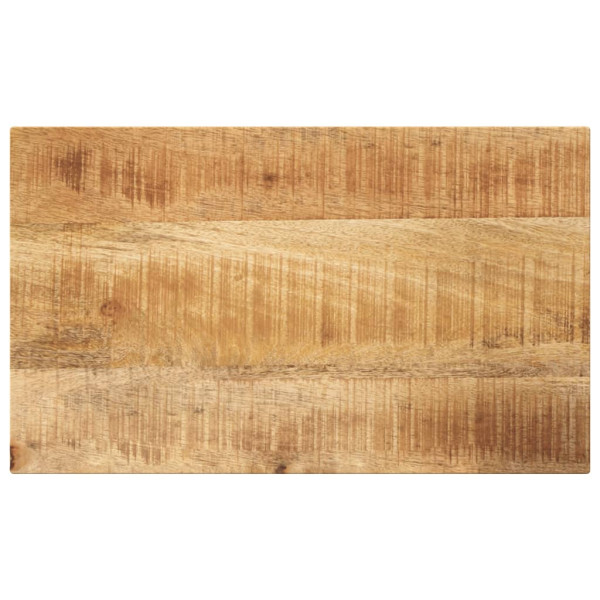 Tablero de mesa rectangular madera mango rugosa 60x40x3.8 cm D
