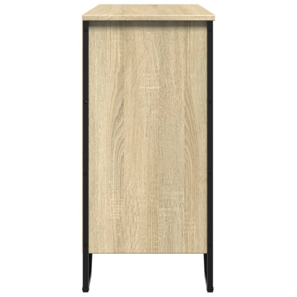 Aparador madera de ingeniería roble Sonoma 91x35.5x74.5 cm M 5