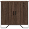Aparador 78x35.5x74.5 cm derivados de madeira carvalho castanho 4