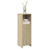 Armario de baño madera contrachapada color roble 30x30x95 cm 1