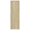 Armario de baño madera contrachapada color roble 30x30x95 cm 5