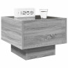 Mesa de cabeceira c/ LED Infinity 40x40x30 cm cinzento sonoma 5