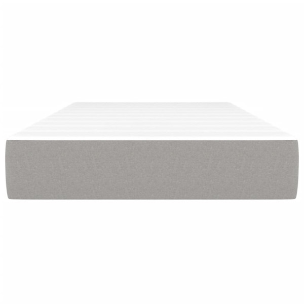 Colchón muelles ensacados para niños tela gris claro 80x160 cm M 3