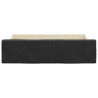Cajones de cama 2 uds madera ingeniería y cuero sintético negro 4