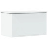 Caixa de arrumação 60x35x35 cm derivados de madeira branco 2