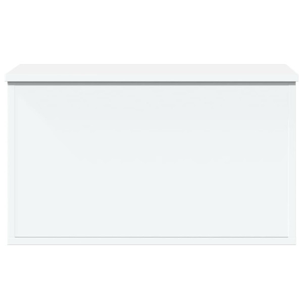 Caja de almacenaje madera de ingeniería blanco 60x35x35 cm M 4