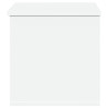 Caixa de arrumação 60x35x35 cm derivados de madeira branco 5