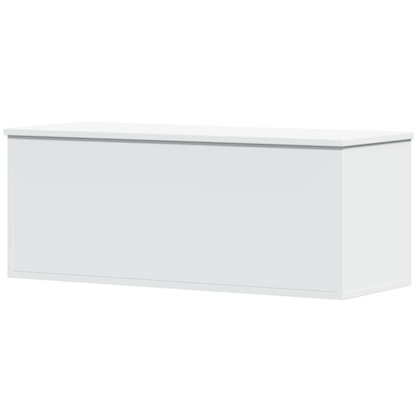 Caixa de arrumação 90x35x35 cm derivados de madeira branco M 2
