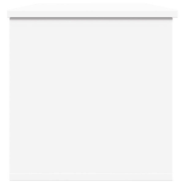 Caixa de arrumação 102x35x35 cm derivados de madeira branco M 5