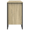Armario lavabo baño madera ingeniería roble Sonoma 91x35x60 cm 5