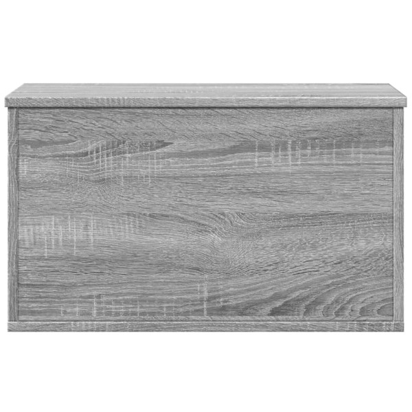 Caja de almacenaje madera de ingeniería gris Sonoma 60x35x35 cm M 4