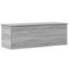 Caja de almacenaje madera ingeniería gris Sonoma 102x35x35 cm 2