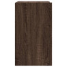 Armario de pared madera de ingeniería marrón roble 75x35x60 cm 5