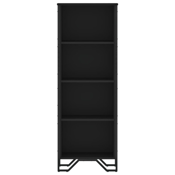 Estante 50x31x137.5 cm derivados de madeira preto M 4