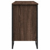 Armario lavabo baño madera ingeniería marrón roble 91x35x60 cm 5