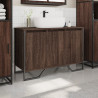 Armario lavabo baño madera ingeniería marrón roble 91x35x60 cm 3