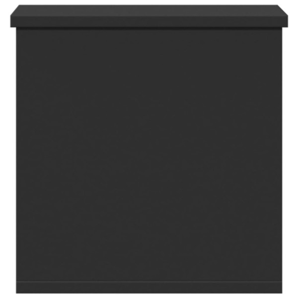 Caixa de arrumação 30x35x35 cm derivados de madeira preto M 5