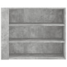Mueble de pared madera ingeniería gris hormigón 75x35x60 cm 4