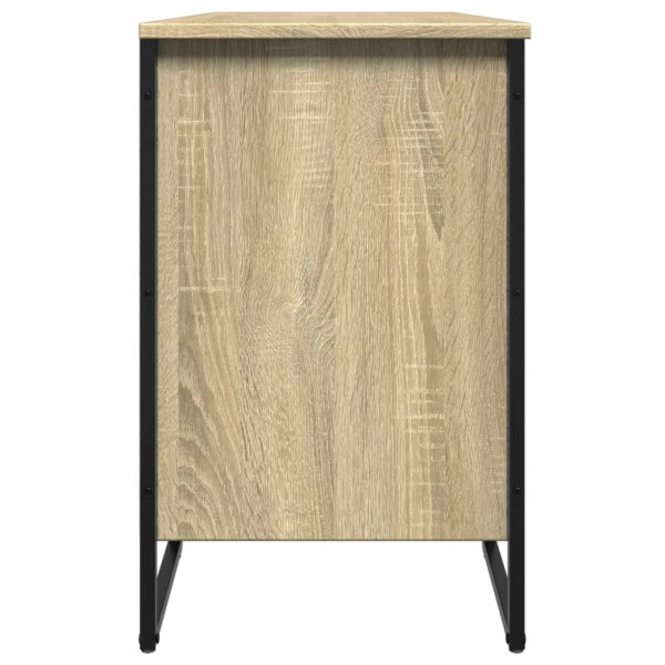 Zapatero de madera de ingeniería roble Sonoma 90x38x61.5 cm M 5
