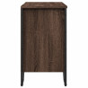 Armario lavabo baño madera ingeniería marrón roble 60x35x60 cm 5