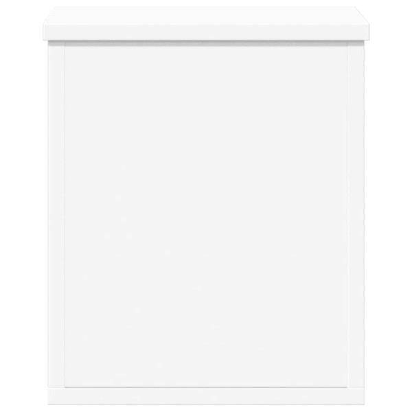 Caixa de arrumação 30x35x35 cm derivados de madeira branco M 4