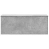 Caixa de arrumação 90x35x35 cm derivados madeira cinza cimento 4