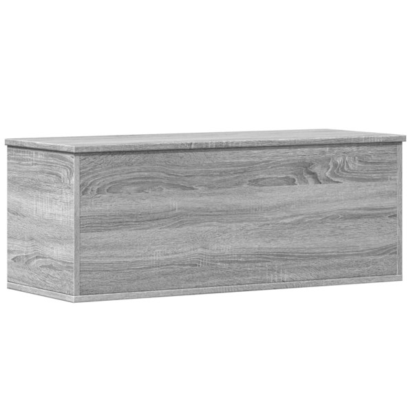 Caja de almacenaje madera de ingeniería gris Sonoma 90x35x35 cm M 2