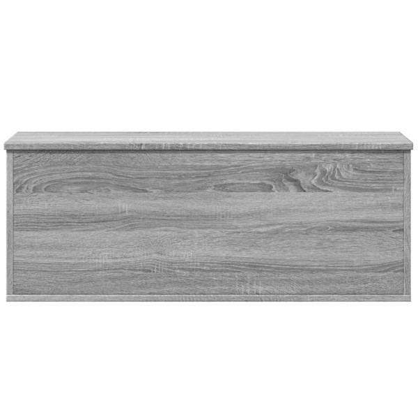 Caja de almacenaje madera de ingeniería gris Sonoma 90x35x35 cm M 4