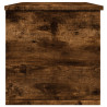 Caixa de armazenamento de madeira de engenharia de carvalho fumado 102x35x35 cm 5